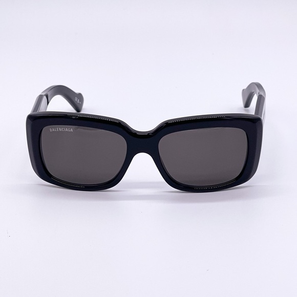 NEW BALENCIAGA BB0072S 001 BLACK UNISEX SUNGLASSES BALENCIAGA - Picture 4 of 12